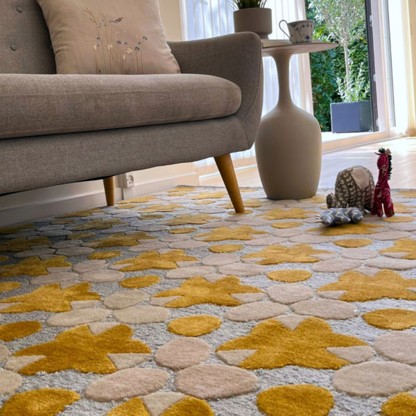 Wool and Viscose carpet Colour splash 3 image 2