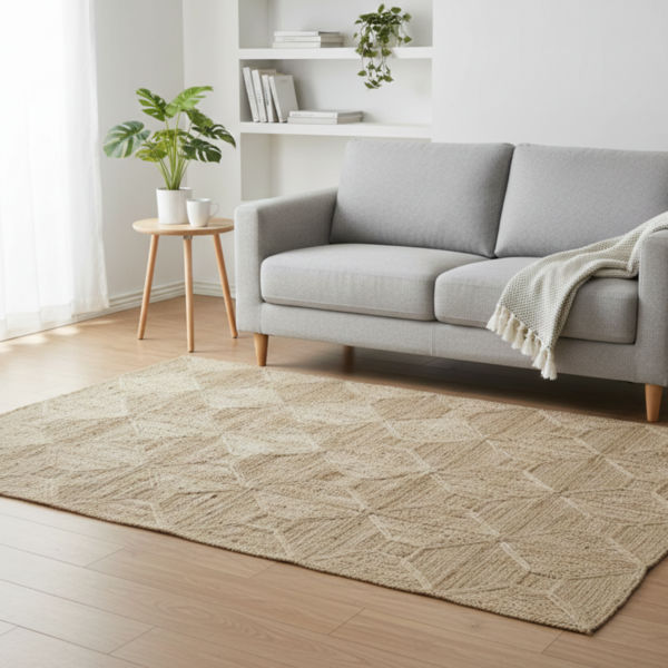 Jute carpet Neutral 2 image 7