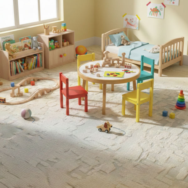 Wool rug Plush cherry blossom image 3