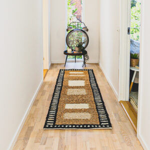 Luxury runner, stylish runner, Jute runner, unique hallway runner, tæpper