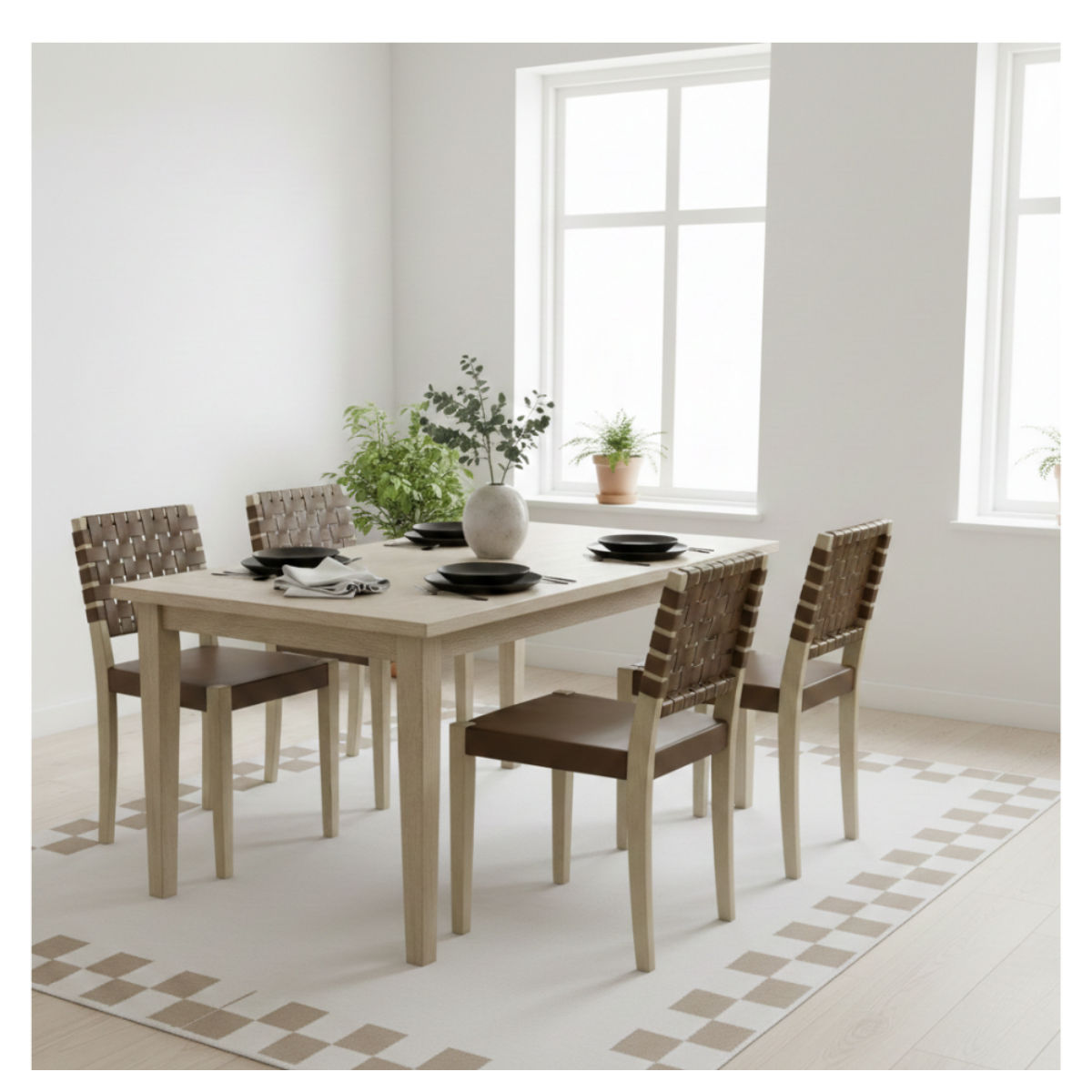 Dining chair weaved image 5