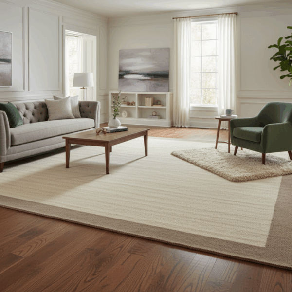 Large cotton rug