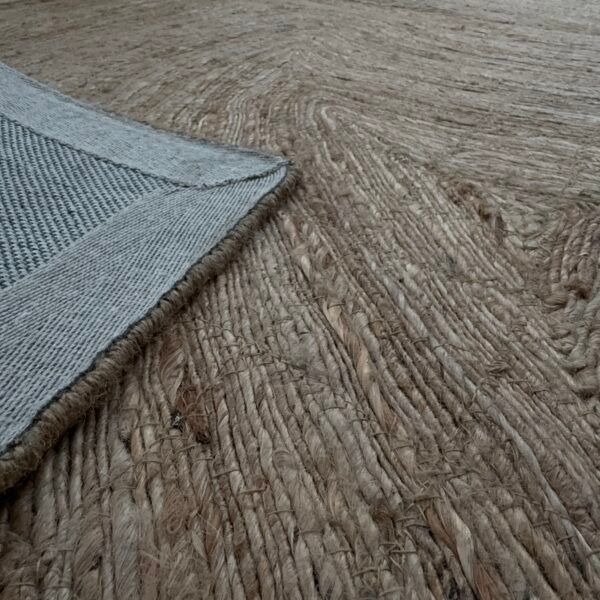 Jute rug backside