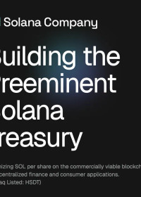 Solana Company and Superstate Partner to Tokenize SEC-Registered $HSDT Shares Onchain