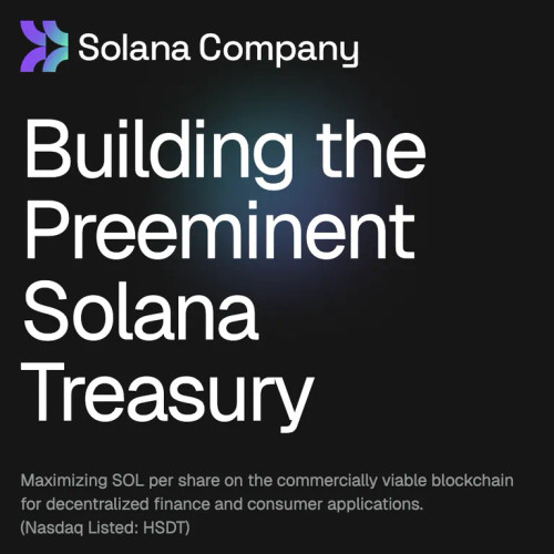Solana Company and Superstate Partner to Tokenize SEC-Registered $HSDT Shares Onchain