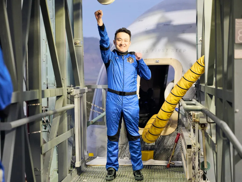 Justin Sun Becomes Youngest Chinese Commercial Astronaut with Blue Origin NS-34 Flight