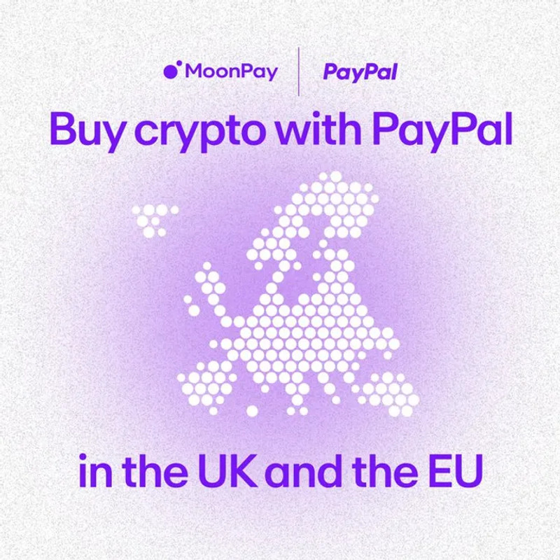 PayPal Expands Partnership with MoonPay to EU and UK