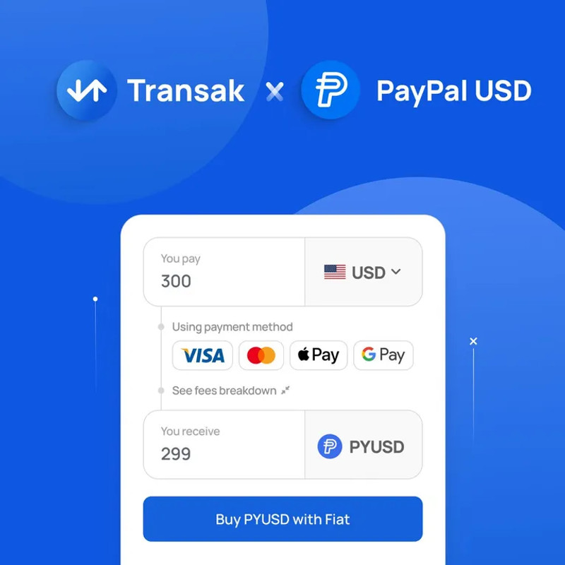 Transak Integrates PayPal USD to Simplify Web3 Transactions