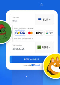Transak Expands Offerings with Listing of $PEPE and $BONK Meme Coins