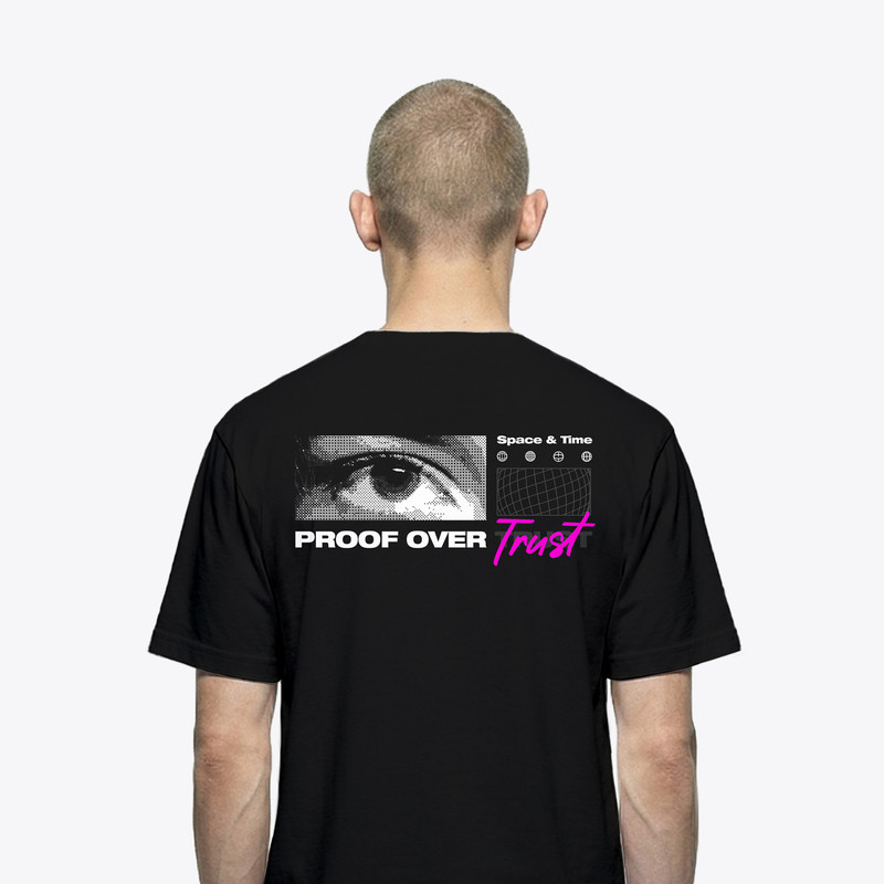 Proof Over Trust T-shirt 01 - Image 2