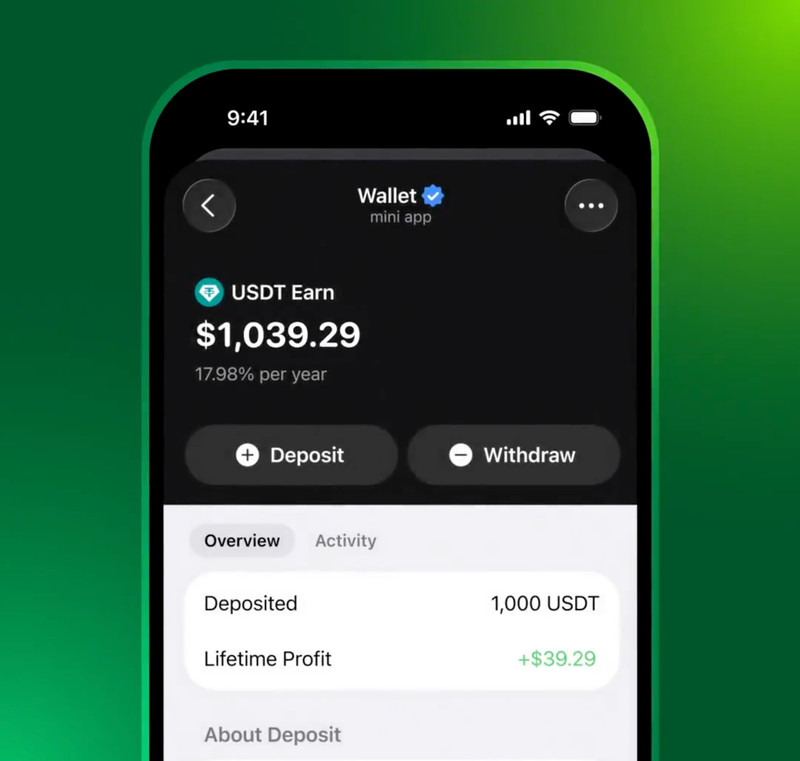 Telegram Turns Blue-Chip Crypto Into Yield With TON Wallet Vaults