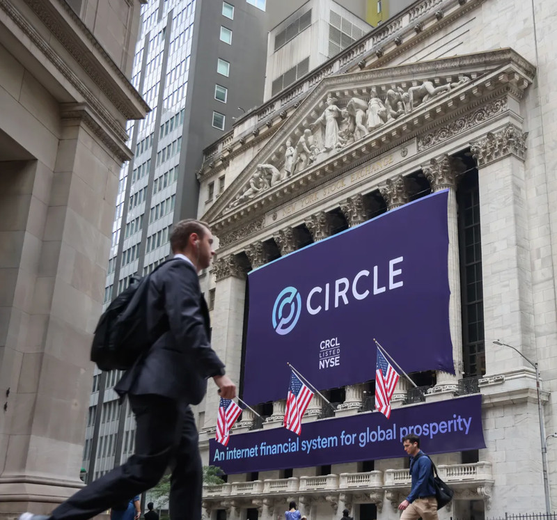 Circle Stock Jumps 20% as USDC Supply Nears $75B and AI Payment Infrastructure Expands