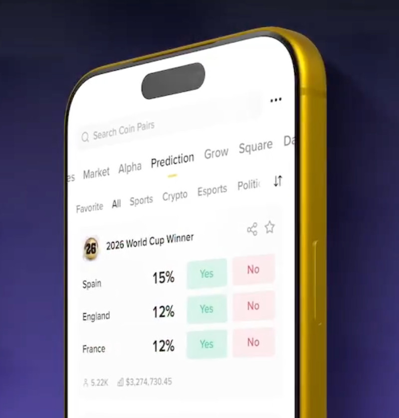 Binance Wallet Adds Prediction Markets With Predictfun Integration