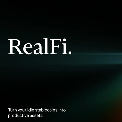 RealFi Launches USDr: Turning Idle Stablecoins Into Yield-Generating Assets