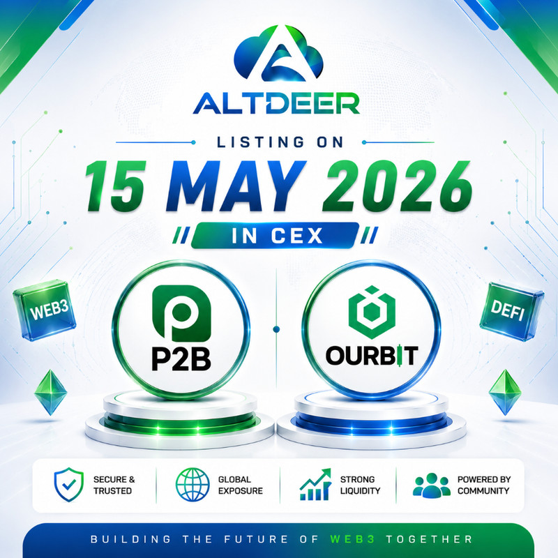 ALTDeer Expands Globally Through P2B IEO, Ourbit Community Campaign, and Long-Term Exchange Growth Strategy