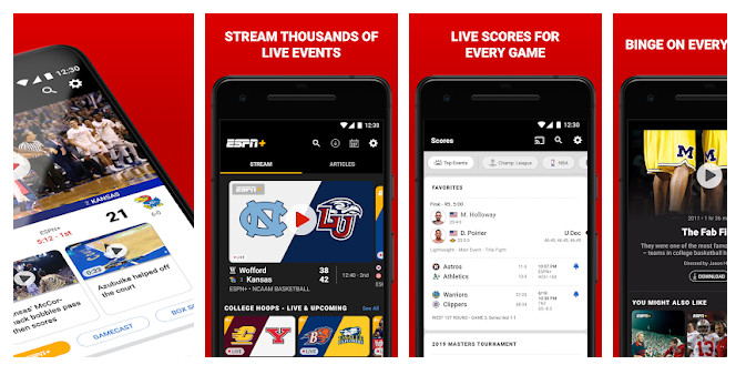 ESPN Sports- Best App To Watch Live Sports Free
