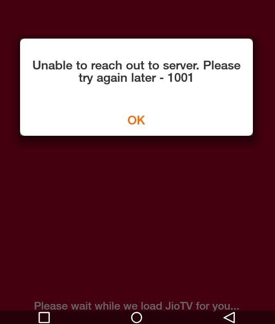 jio tv app for android tv not working outside india