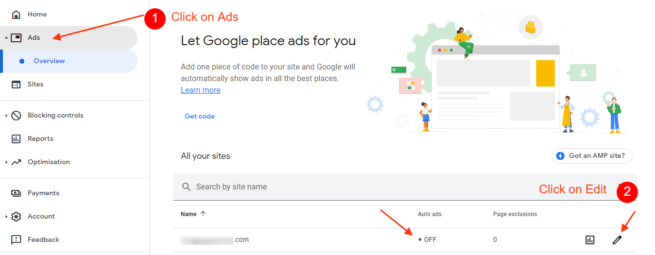 turn off google auto ads