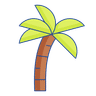 Illustration of a palm tree