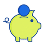 Illustration of a piggy bank
