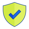 Shield icon – symbol for payment security and protection.