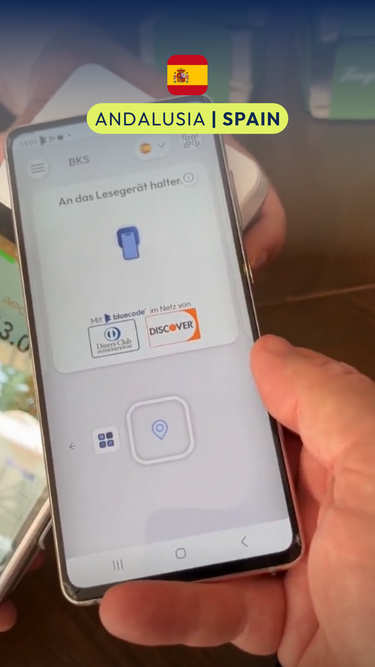 Video of an Interoperable Bluecode Transaction in Andalusia, Spain