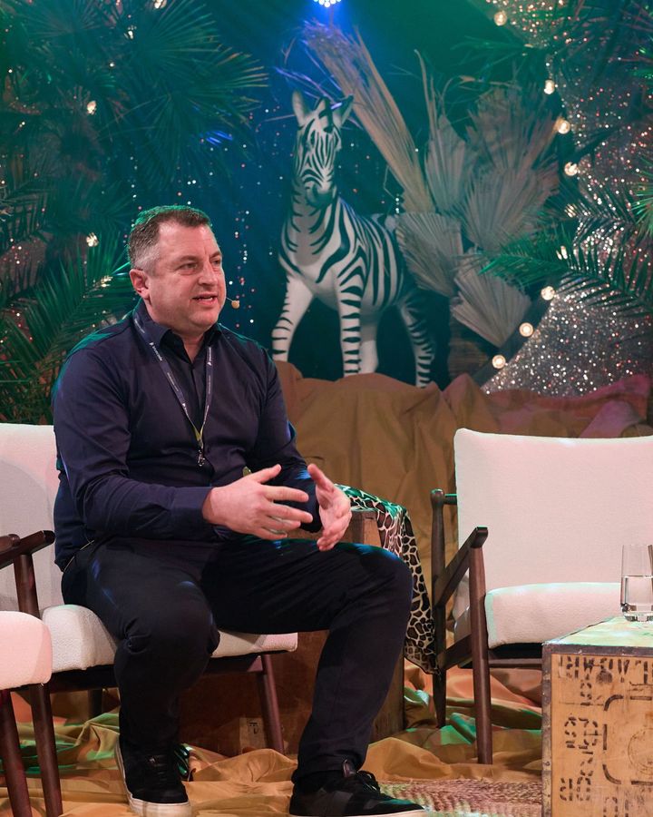 Christian Pirkner auf der Bühne bei PEX