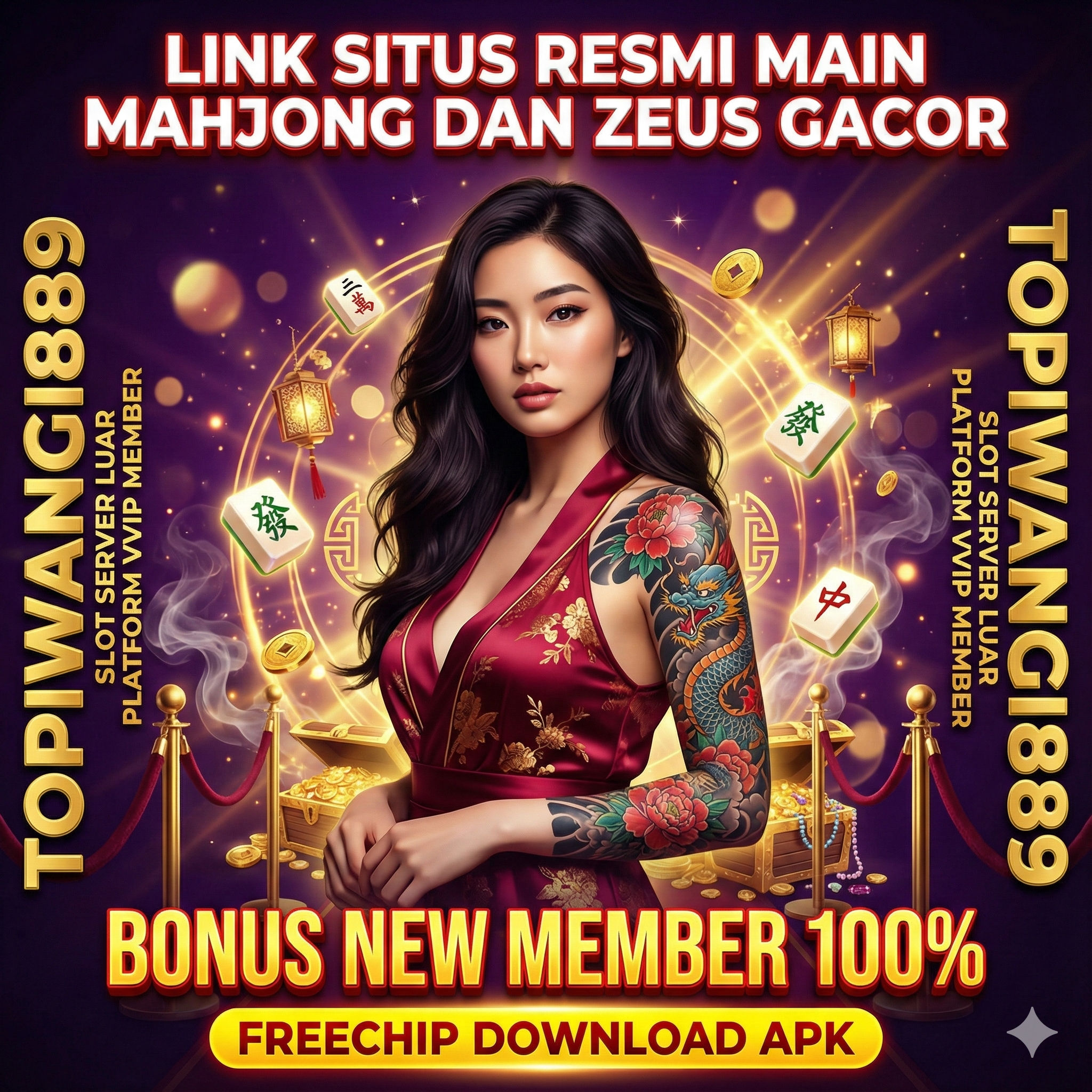 TOPIWANGI889 Mahjong Zeus Banner 1:1