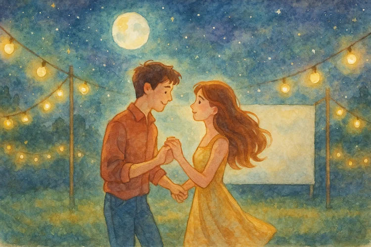 Benson Boone의 'Mystical Magical' 속 달빛 아래 마주 선 연인의 마법 같은 밤