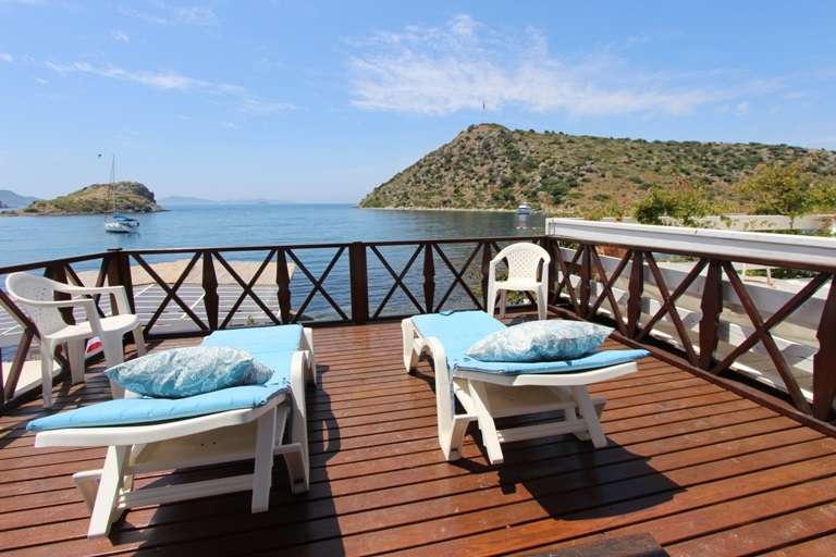 Beach Villa For Sale In Gumusluk Traditional Bodrum Property