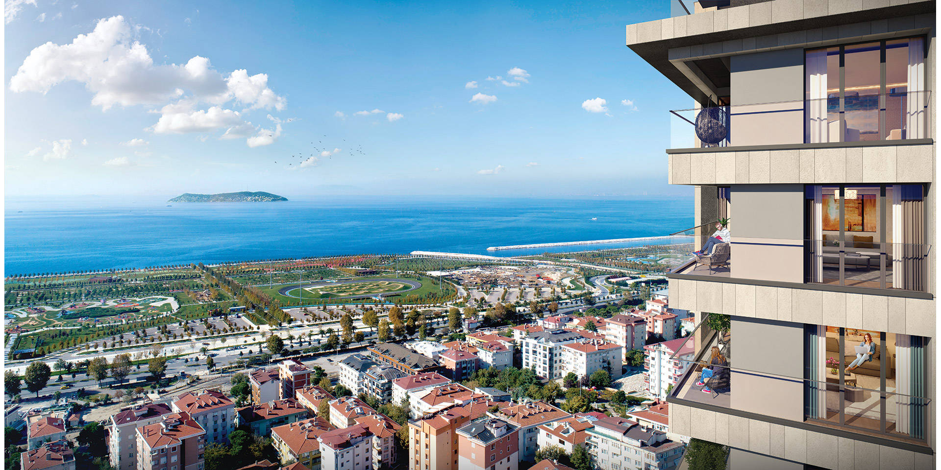 Luxury Apartment in Istanbul Asia - Sea Views