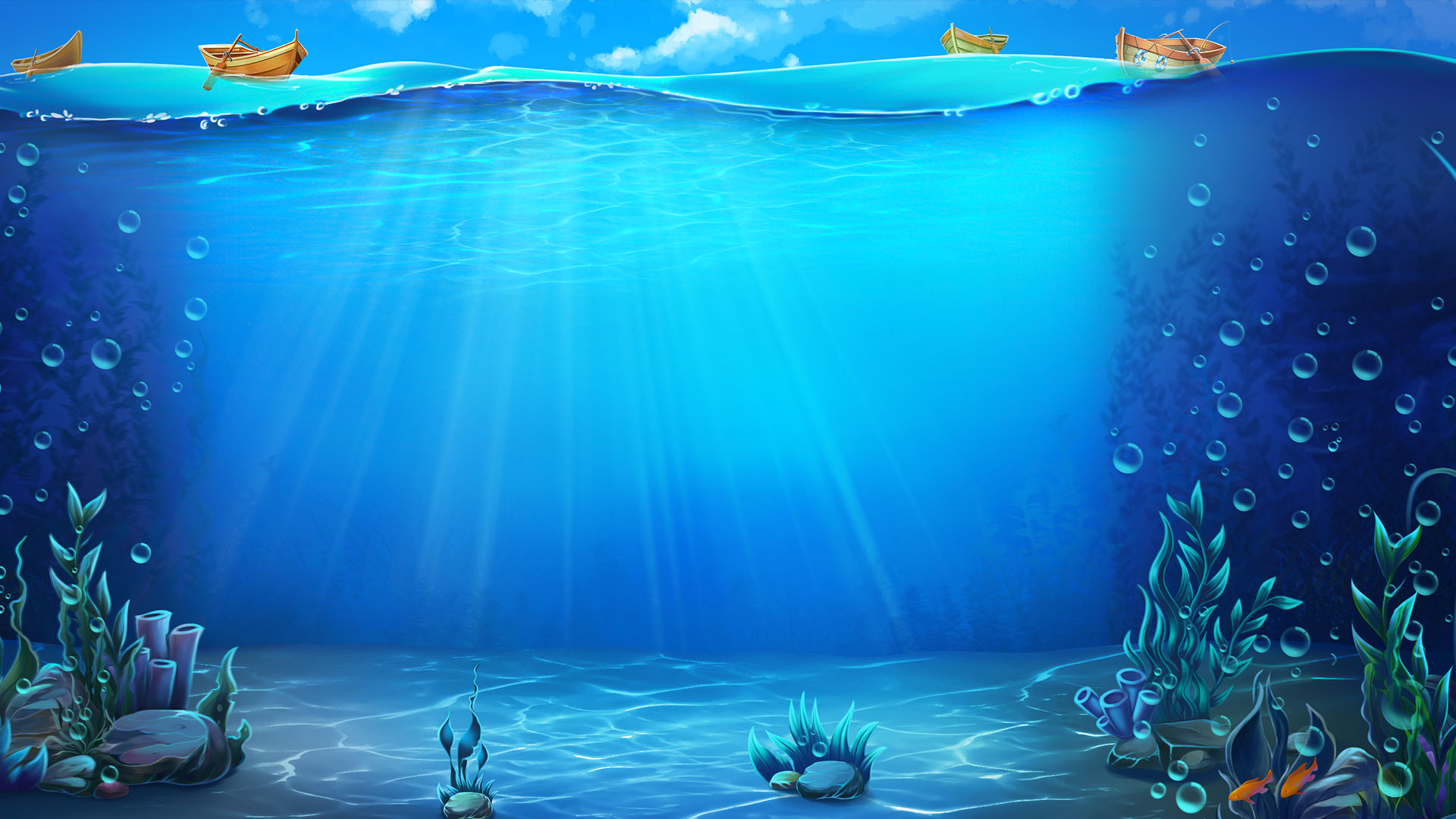 Bass Bounce Splash Background