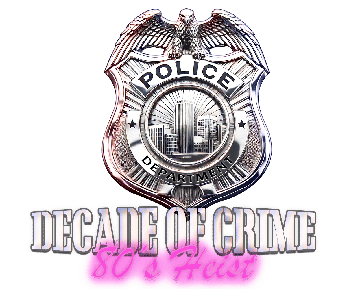 Decades of Crime - 80's Heist Logo