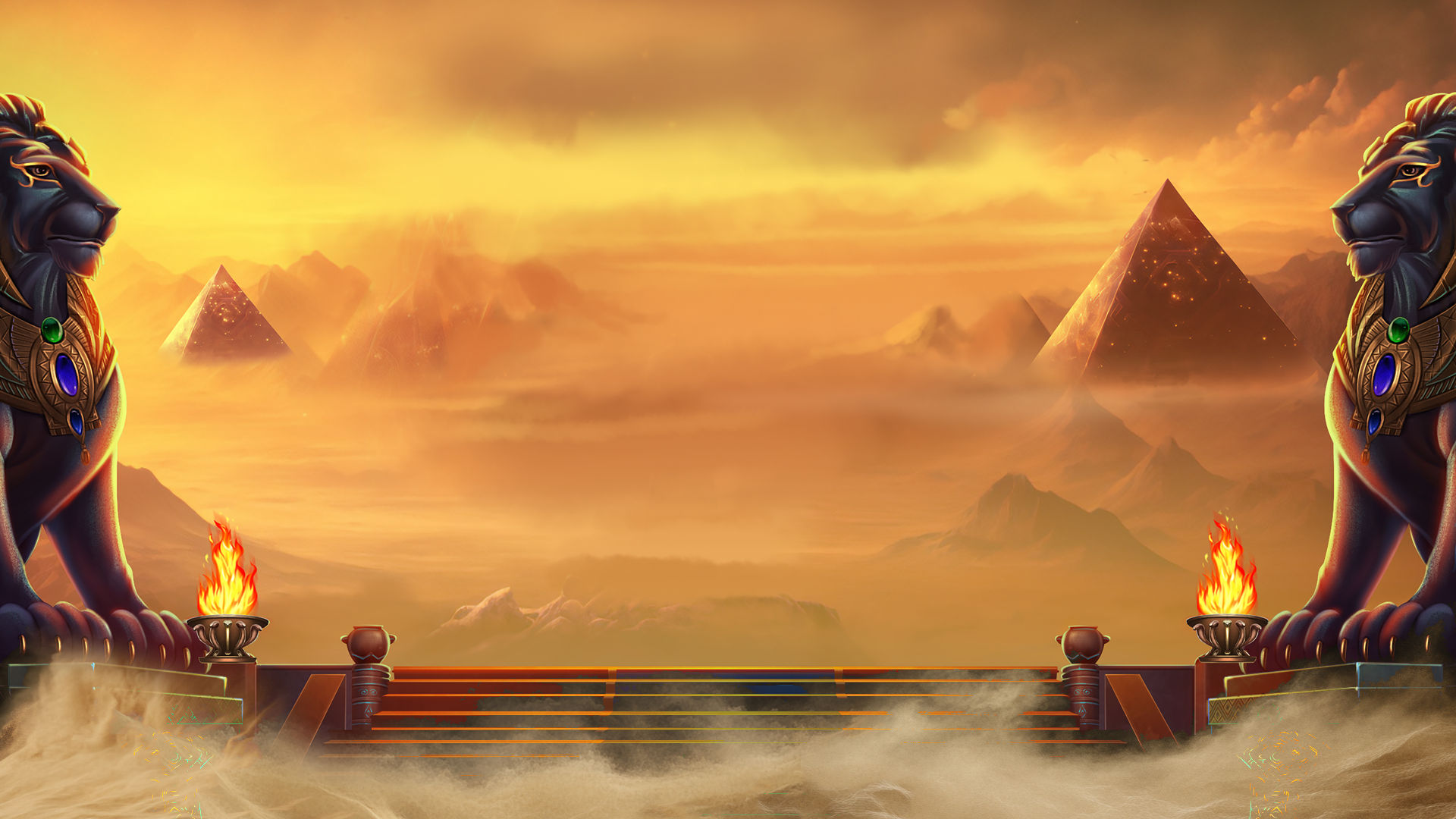 Defenders of Egypt Splash Background