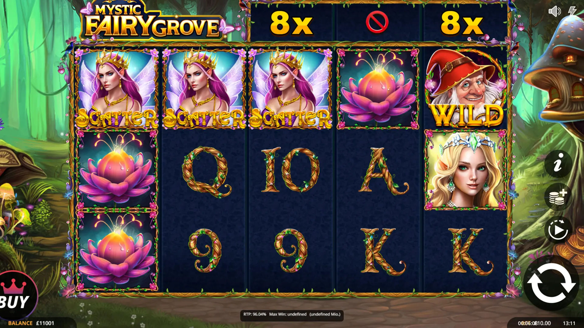Gameplay for Mystic Fairy Grove