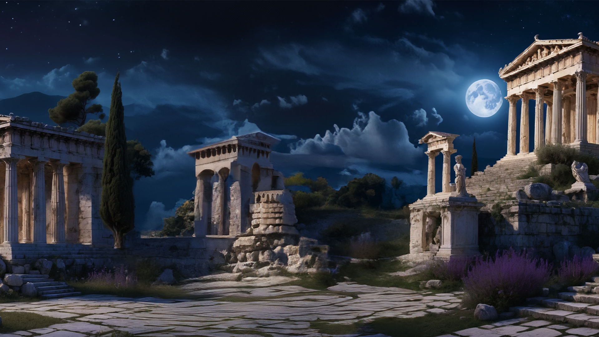 Hecate Moons Splash Background
