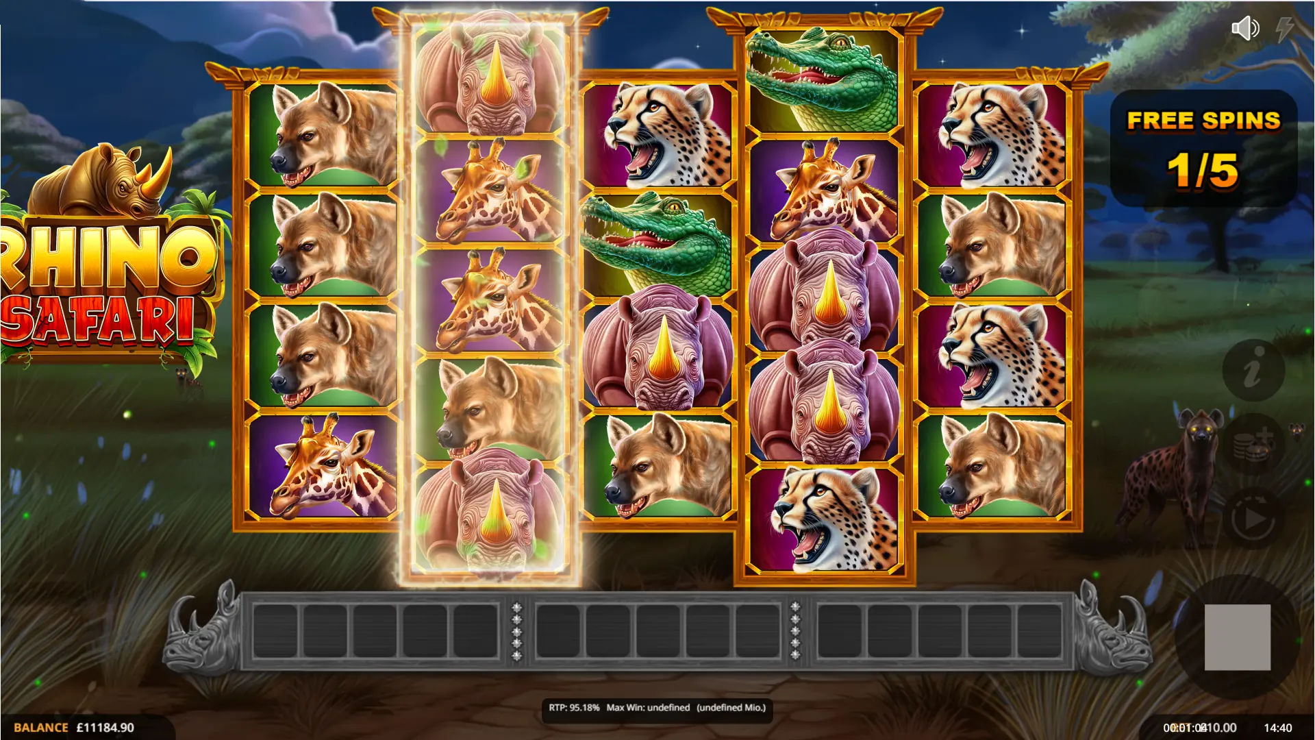 Feature Game for Rhino Safari