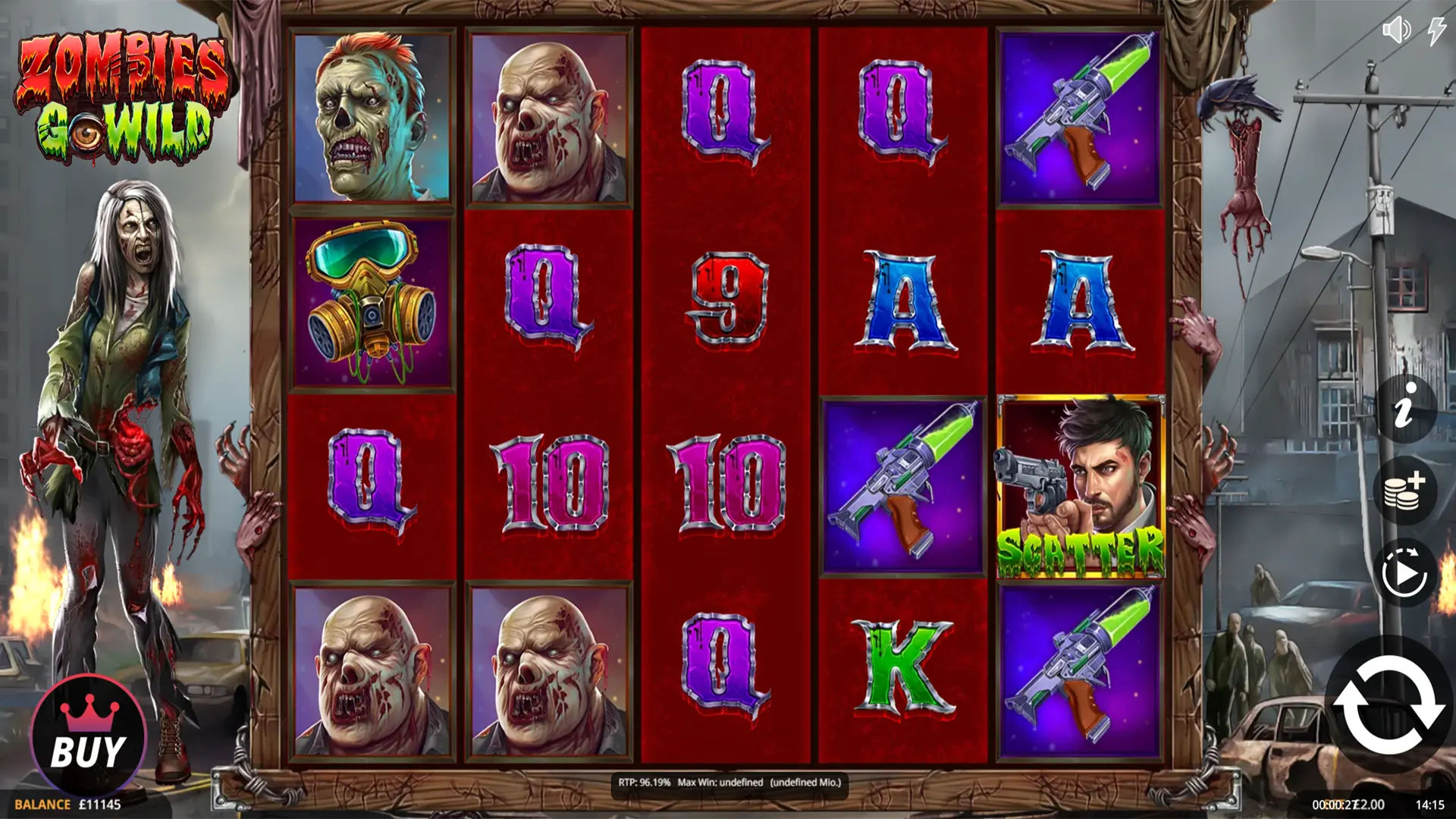 Gameplay for Zombies Go Wild