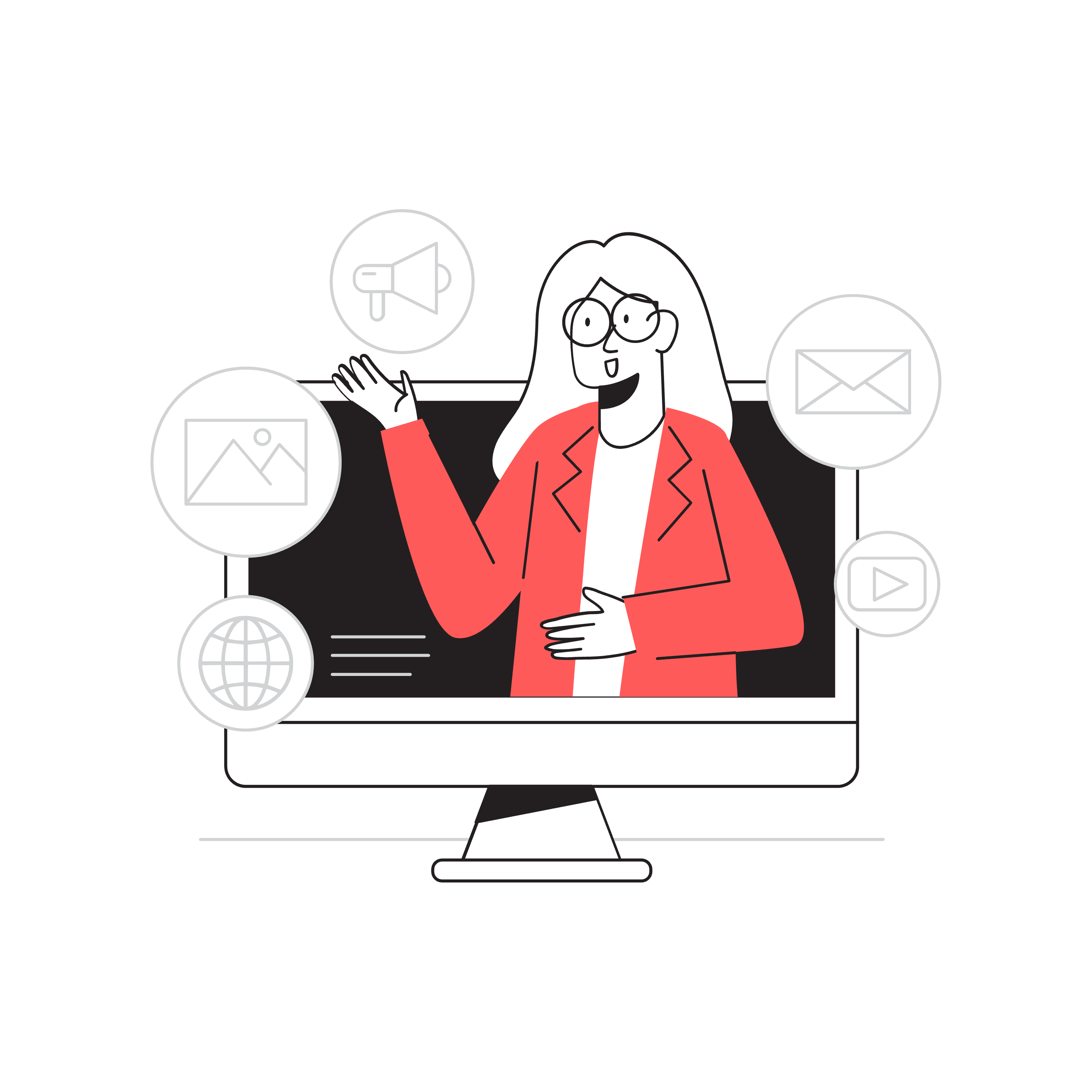 Help center illustration