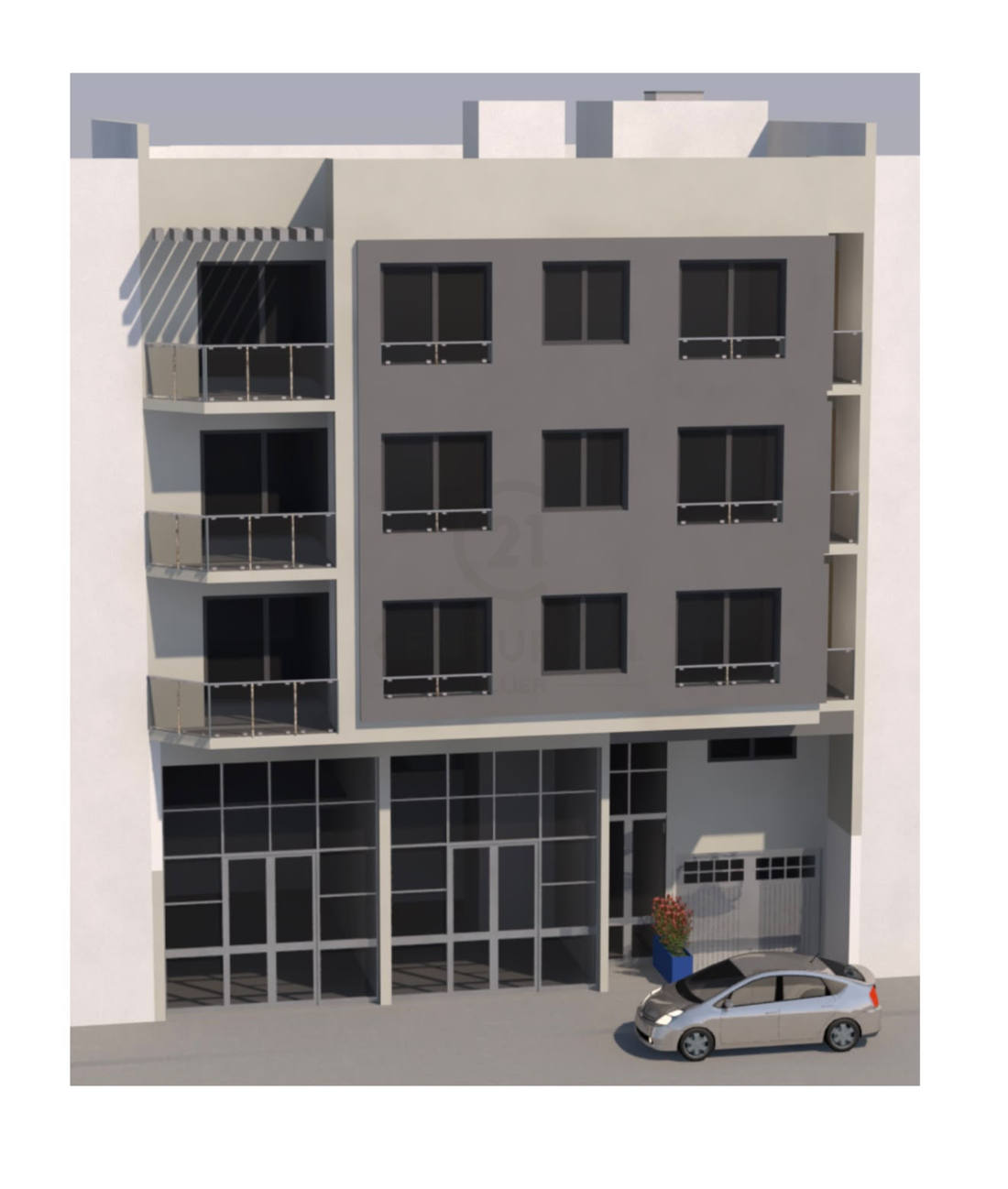 🏗️ À VENDRE – 2 MAGASINS MITOYENS À BOUSKOURA | PROJET EN COURS DE CONSTRUCTION - image 1