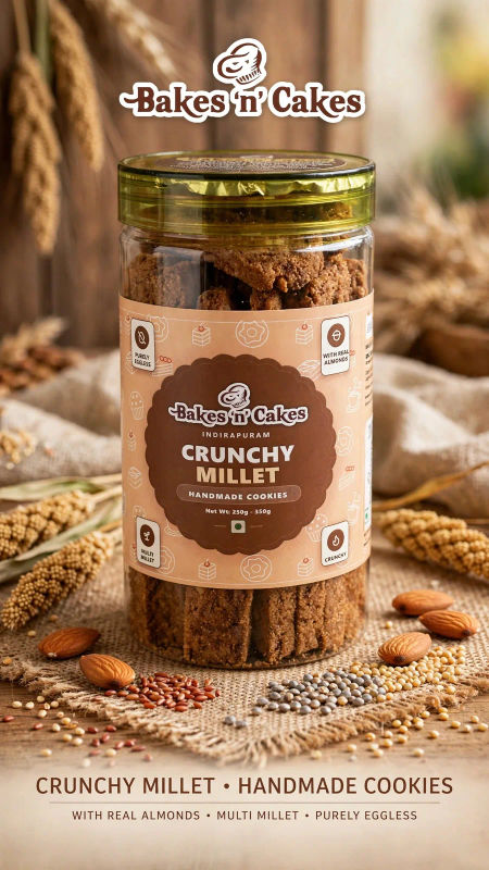 Crunchy Millet Cookies