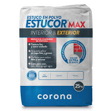 Estucor Estuco Max Blanco X 25kg Corona
