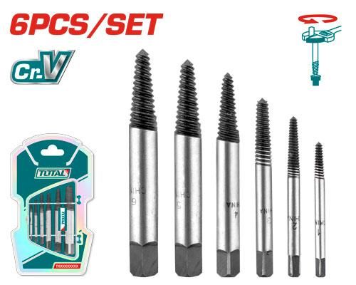 Juego De Extractores De Tornillos De 6 Piezas