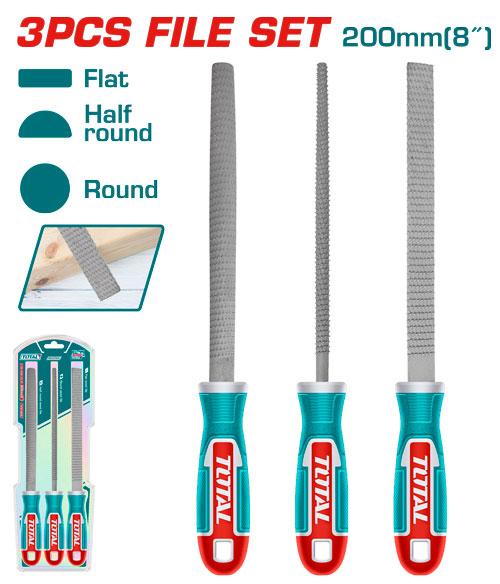 Juego De 3 Limas De Madera