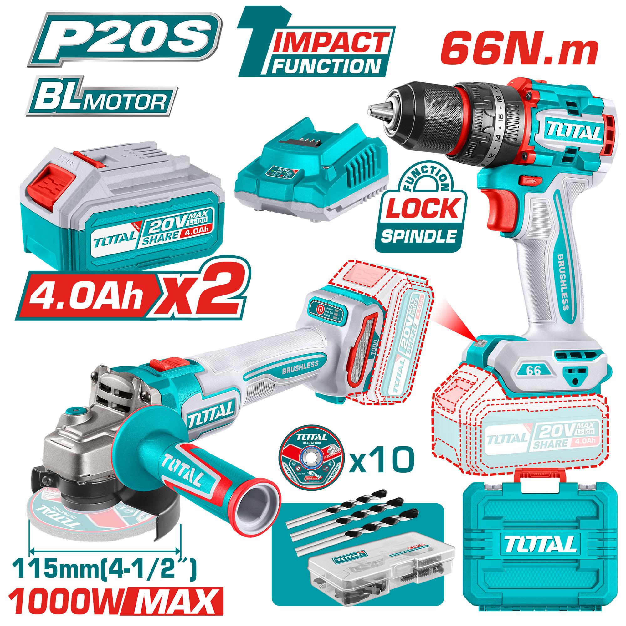 Kit combinado inalámbrico de 2 piezas