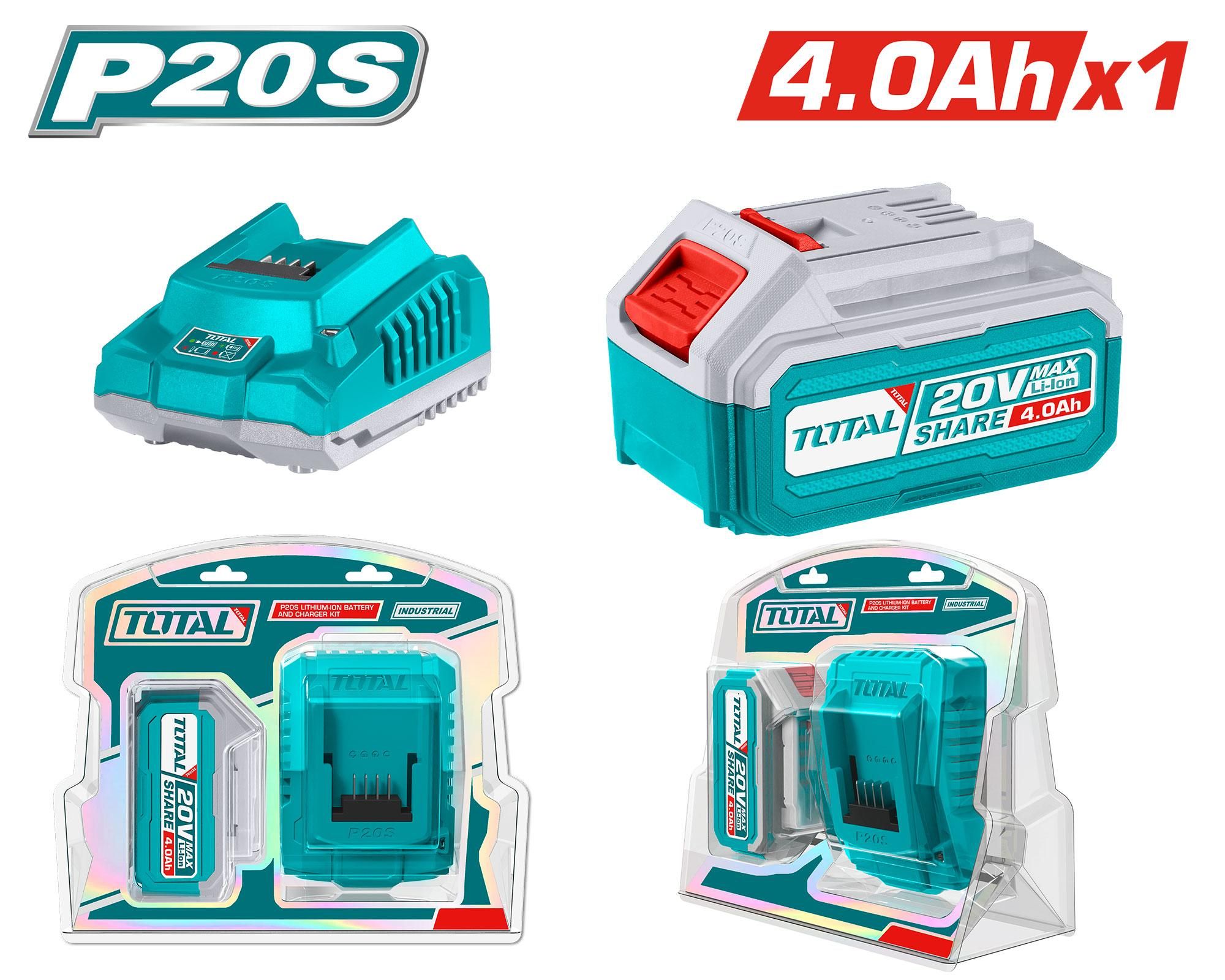 Kit De Cargador Y Batería De Iones De Litio P20S