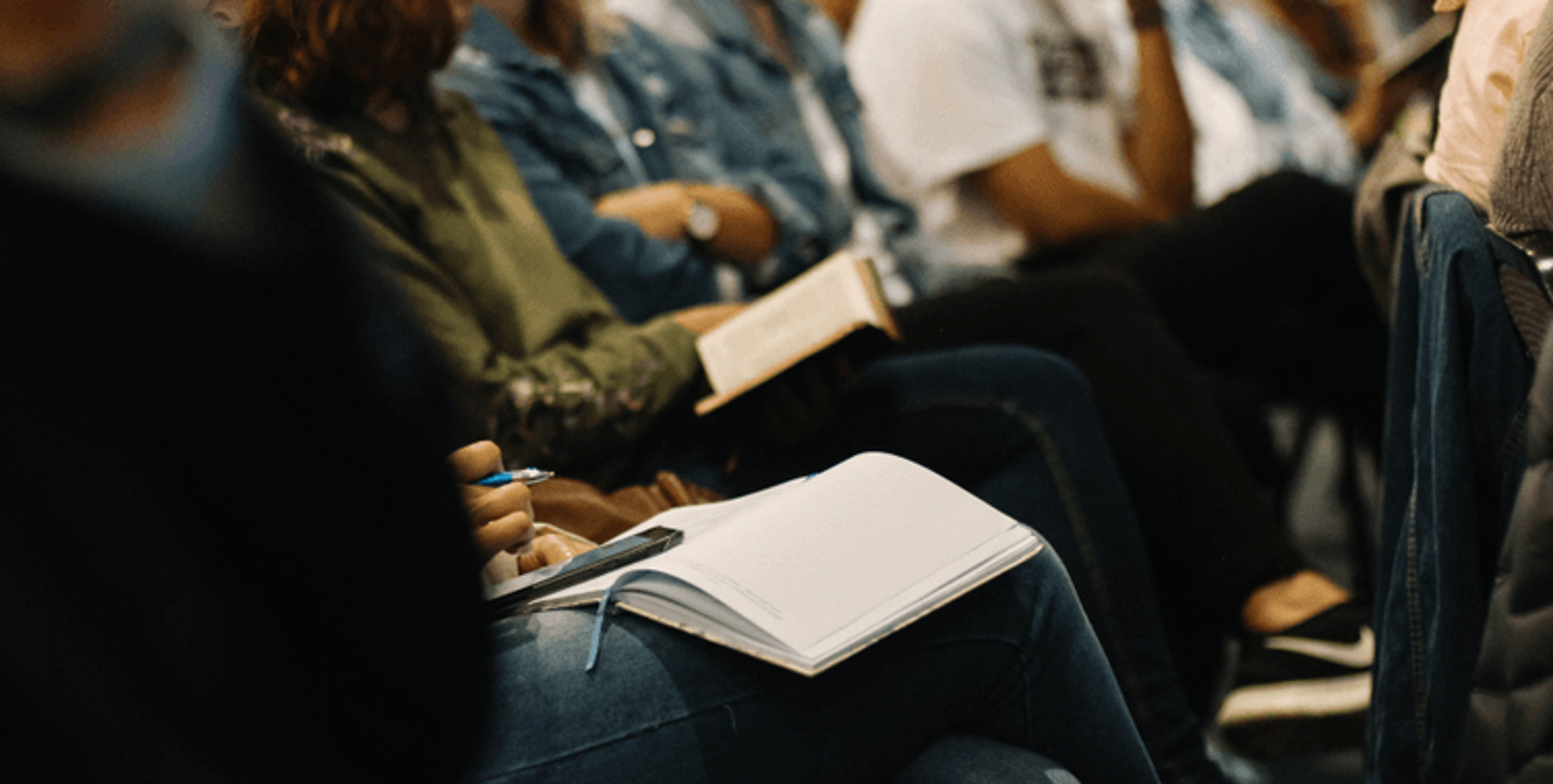 Medical student taking notes during Problem-Based Learning