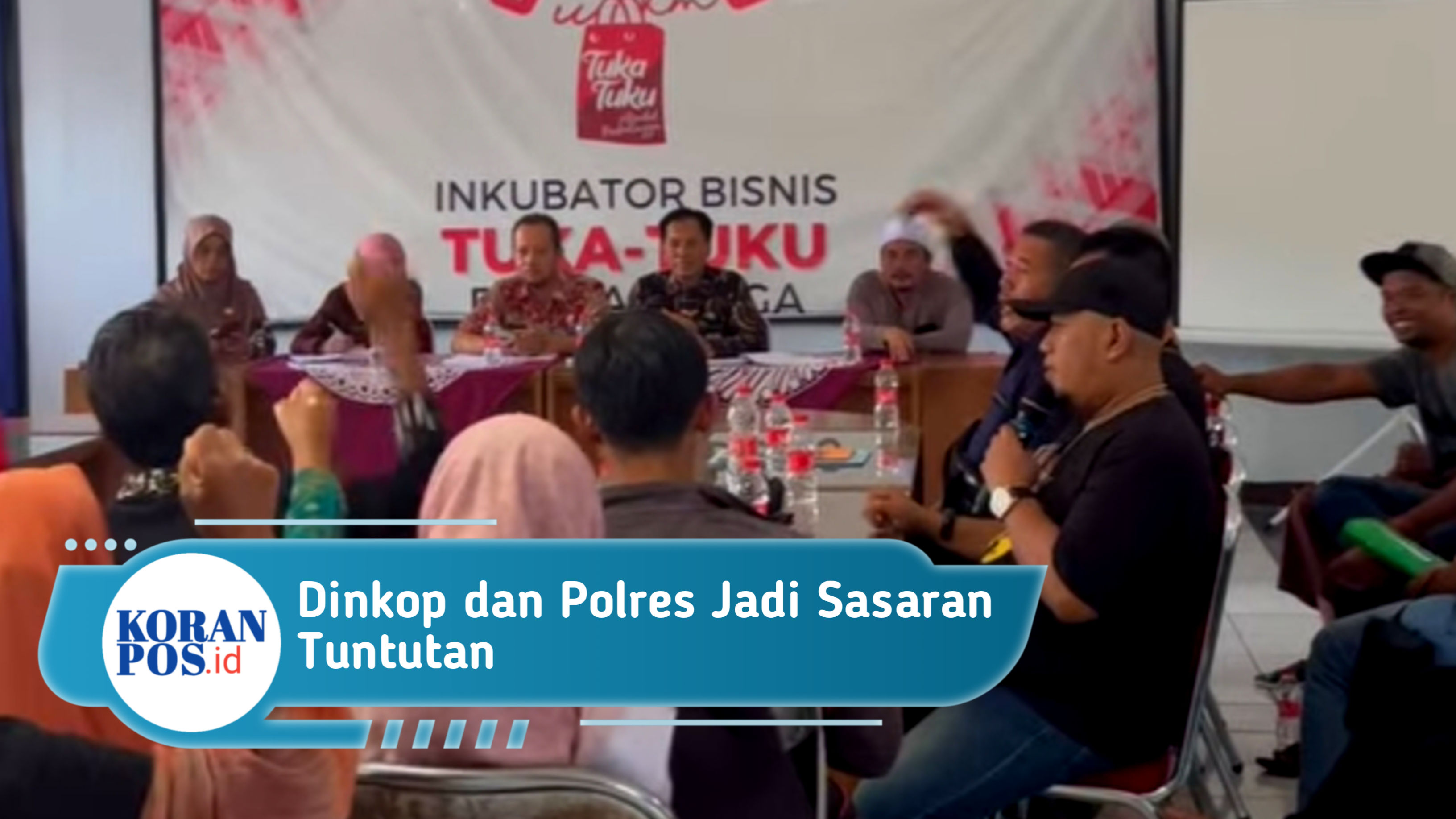 Tuntut Hak Kembali, Puluhan Nasabah BMT Nurul Barokah Beji Geruduk Dinkop dan Polres Purbalingga