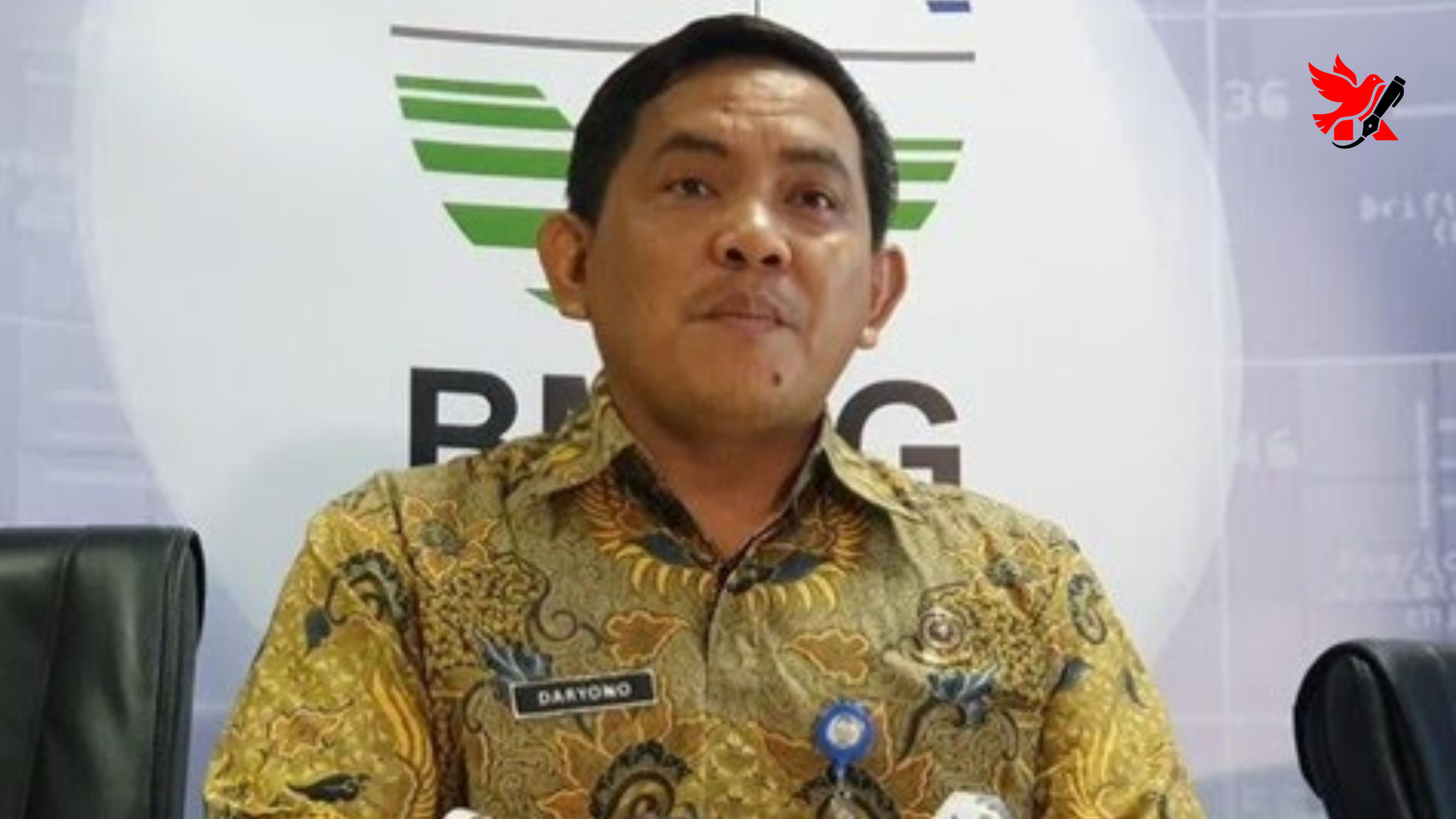 Potret Dr. Daryono saat memberikan keterangan pers mengenai aktivitas seismik Indonesia, kini ia resmi menyatakan mundur dari jabatan di BMKG.