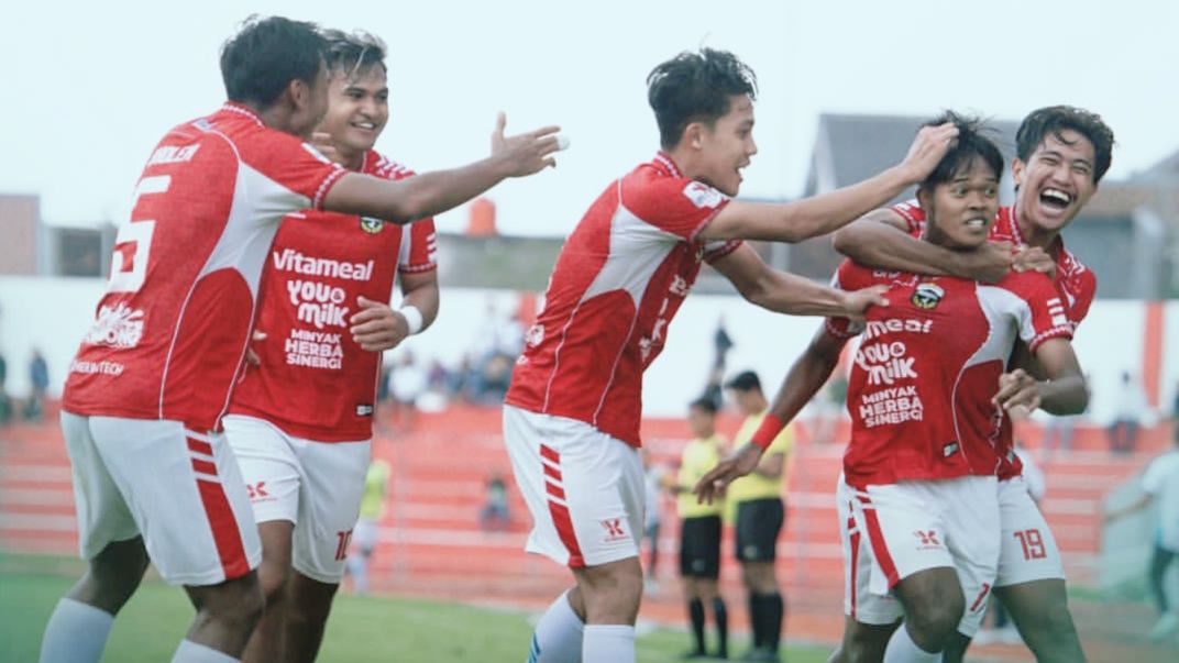 Dramatis di Babak Kedua, Gol Tunggal Afif Teguh Saputra Menangkan Persibangga di Leg Pertama